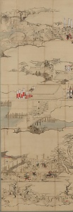 長篠合戦図屏風下絵