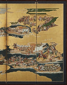 源平合戦図屏風 げんぺいかっせんずびょうぶ