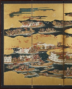 源平合戦図屏風 げんぺいかっせんずびょうぶ