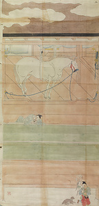 粟田口隆光／厩図 