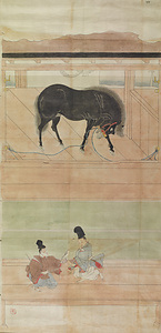 粟田口隆光／厩図 