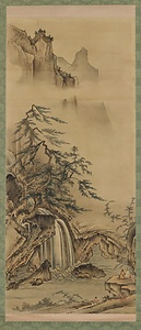 長吉／山水図