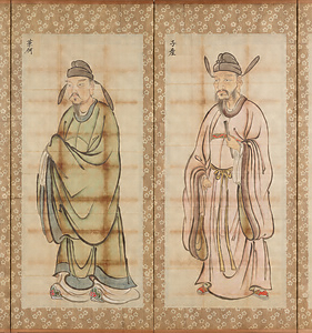 探幽／聖賢障子図 