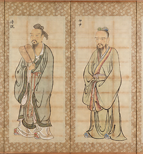 探幽／聖賢障子図 