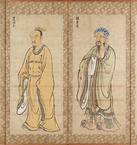 探幽／聖賢障子図 
