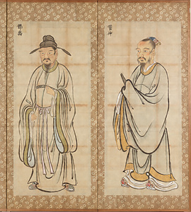 探幽／聖賢障子図 