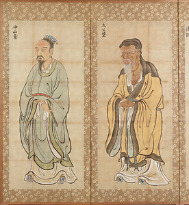 探幽／聖賢障子図 