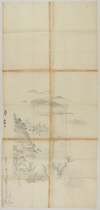 探幽／須磨明石図 