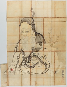探幽／寿老図