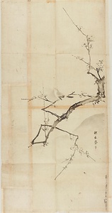 探幽／梅鶯図