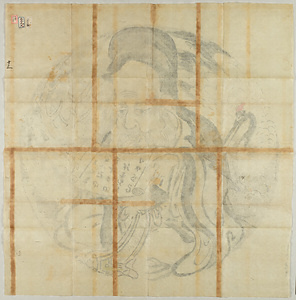 探幽／円相中福禄寿図 