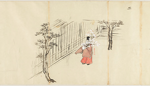 帝鑑間御庭鞠伺下絵図 