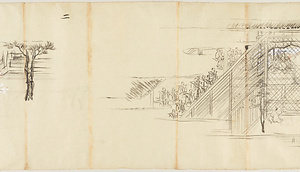 帝鑑間御庭鞠伺下絵図 