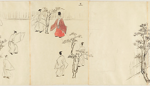 帝鑑間御庭鞠伺下絵図 