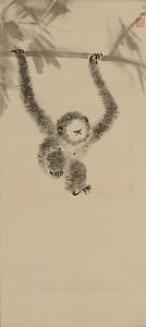 牧渓／猿猴図 