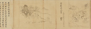 仇英／豳風篇古事雑図 
