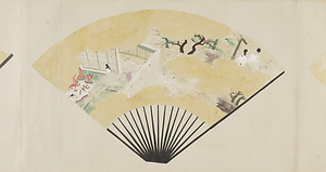 筆者不詳／源氏図扇絵十七図 