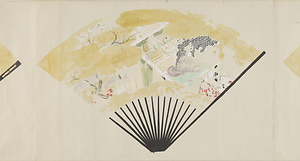 筆者不詳／源氏図扇絵十七図 
