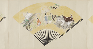 筆者不詳／源氏図扇絵十七図 