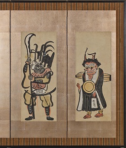 大津絵屏風