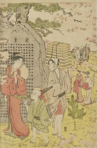 飛鳥山花見