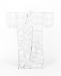 厚板 茶地格子模様 