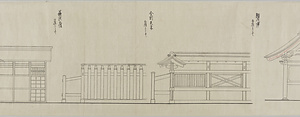 紅葉山常憲院様有徳様御霊屋惣絵図建地割《江戸紅葉山霊屋図》 えどもみじやまれいおくず