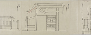 紅葉山常憲院様有徳様御霊屋惣絵図建地割《江戸紅葉山霊屋図》 えどもみじやまれいおくず