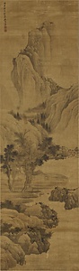 山水図軸 さんすいずじく