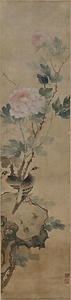 花鳥図軸 かちょうずじく