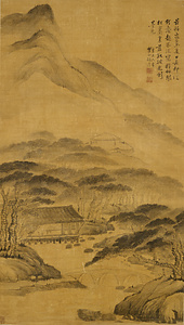 松林山水図