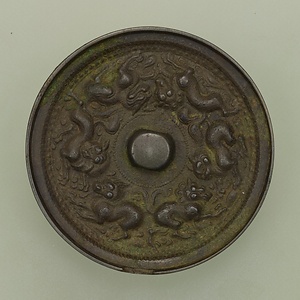 瑞獣文鏡