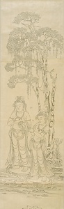 東大寺戒壇院扉画（模本） 