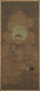 十六羅漢図軸