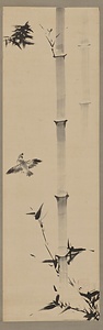 可翁／竹ニ雀図