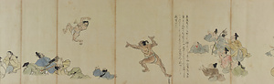 武家相撲絵巻（模本） ぶけすもうえまき　もほん