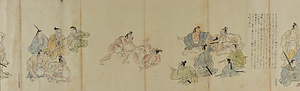 武家相撲絵巻（模本） ぶけすもうえまき　もほん