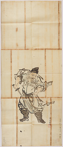 探幽／鐘馗獅子図 