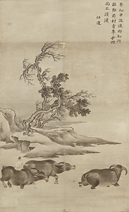 李迪／牧童図