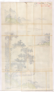 馬逵／詩人舟行図 