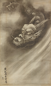 牧渓／龍虎図 