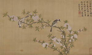 任月山／花鳥図