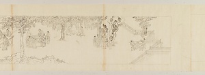 仇英／西園雅集桃李園帰去来図 