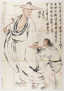 陳賢／羅漢図 