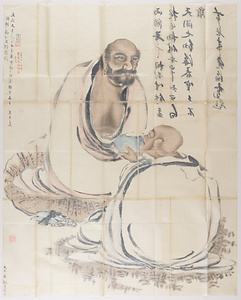 陳賢／羅漢図 