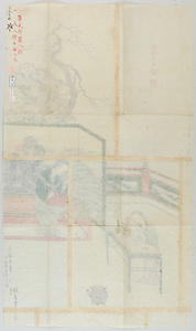 冽泉／美人縫衣図 