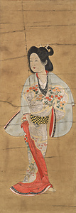 又兵ヱ／婦女図