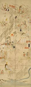 長篠合戦図屏風（模本） 