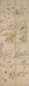 長篠合戦図屏風（模本）