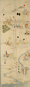 長篠合戦図屏風（模本） 
